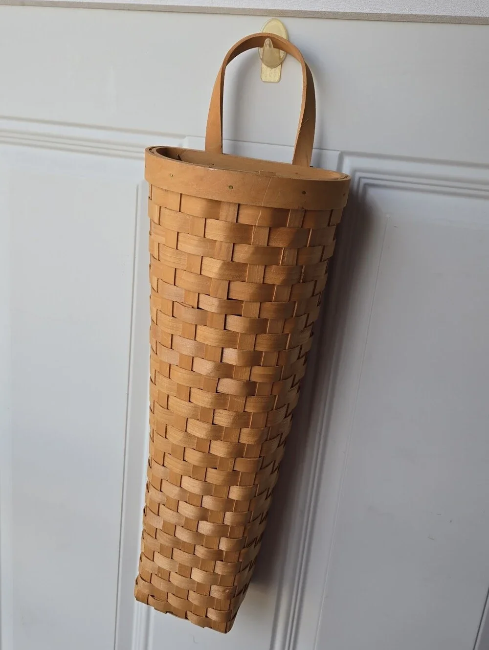 Woven Tall Hanging Basket